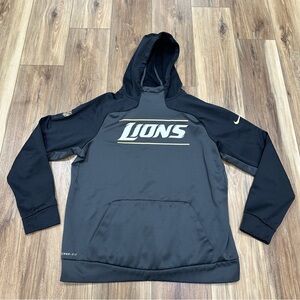 Nike Therma-Fit Detroit Lions On Field Hoodie NFL 50th Anniversary, Large